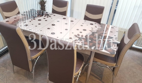 3D asztal garnitúra - Coffee - 