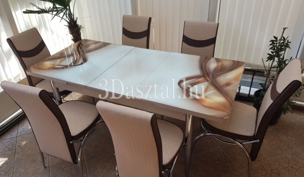 3D asztal garnitúra -  Brown Dream - 